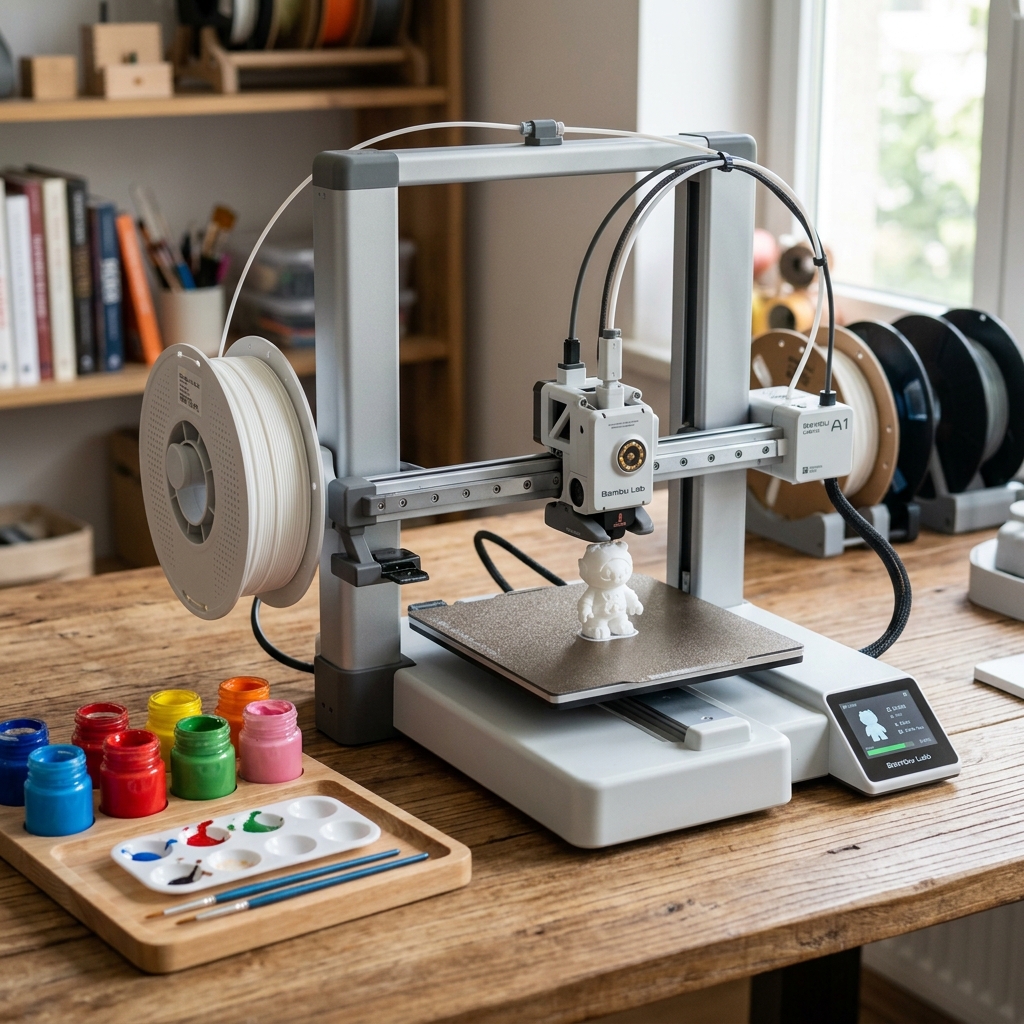 Doğal PLA filament ve boyama süreci
